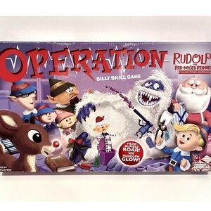 Rudolph Red-Nosed Reindeer Silly Skill Game 2 on the yellow circle are missed